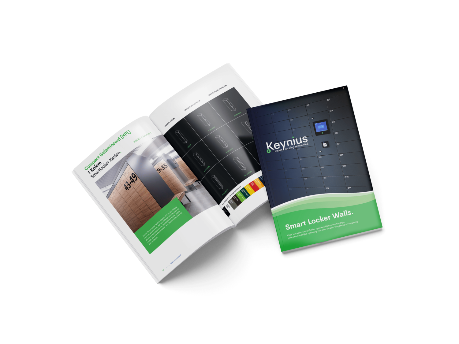 Smart Locker Wall Brochure Keynius